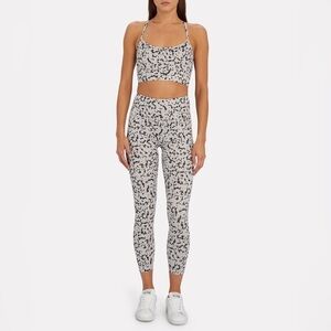 Varley Women's Everyday Abstract Printed 7/8 High Rise Yoga Leggings Size Medium